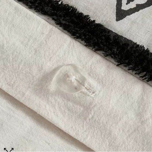 New! 3-piece Cotton Duvet Cover Set with Shams - Picture 6 of 9